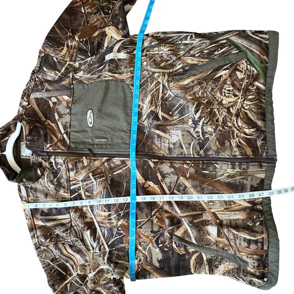 Drake Waterfowl Systems Camo Full Zip Hunting Jacket Realtree Max-5 2XL - Picture 11 of 13